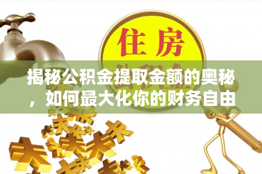 根河揭秘公积金提取金额的奥秘，如何最大化你的财务自由