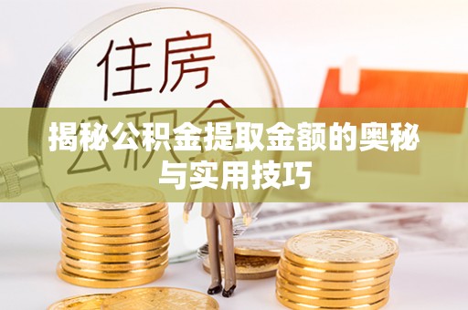根河揭秘公积金提取金额的奥秘与实用技巧