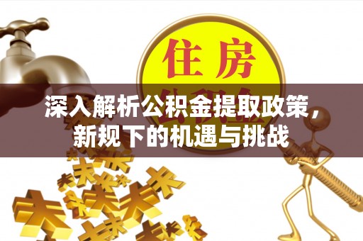 根河深入解析公积金提取政策，新规下的机遇与挑战