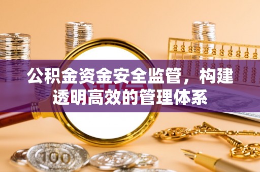 根河公积金资金安全监管，构建透明高效的管理体系