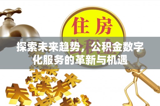 根河探索未来趋势，公积金数字化服务的革新与机遇