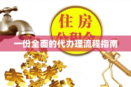 根河一份全面的代办理流程指南